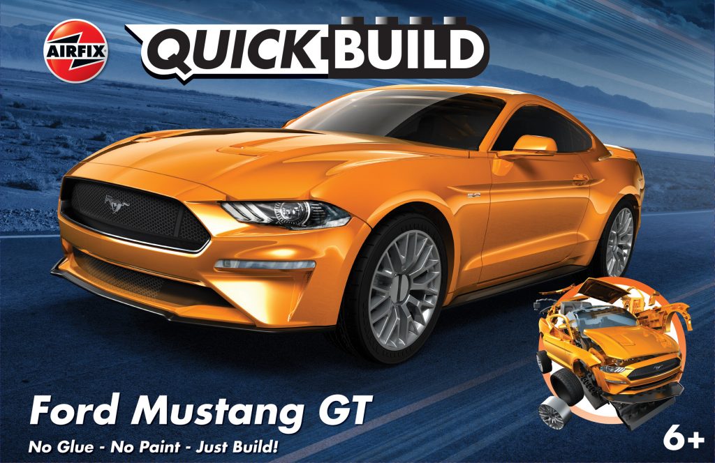 thumbnail: Airfix QUICKBUILD Ford Mustang GT Modelbouwset - Voor Kinderen 6+, 46 Onderdelen, Geen Lijm Nodig